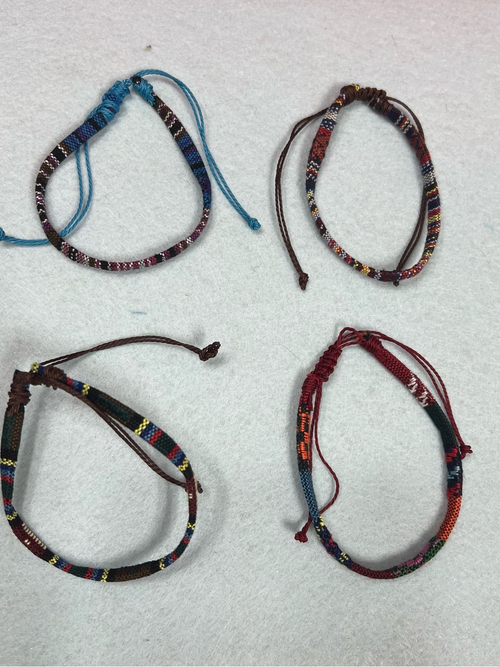 Handwoven Multicolor Kids Friendship Bracelets - Adjustable (4)